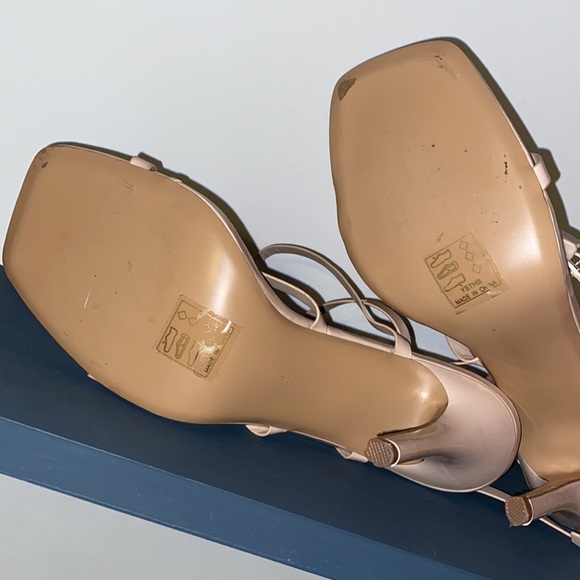 Can I Talk To You Nude Strappy Heels - Picture 8 of 9